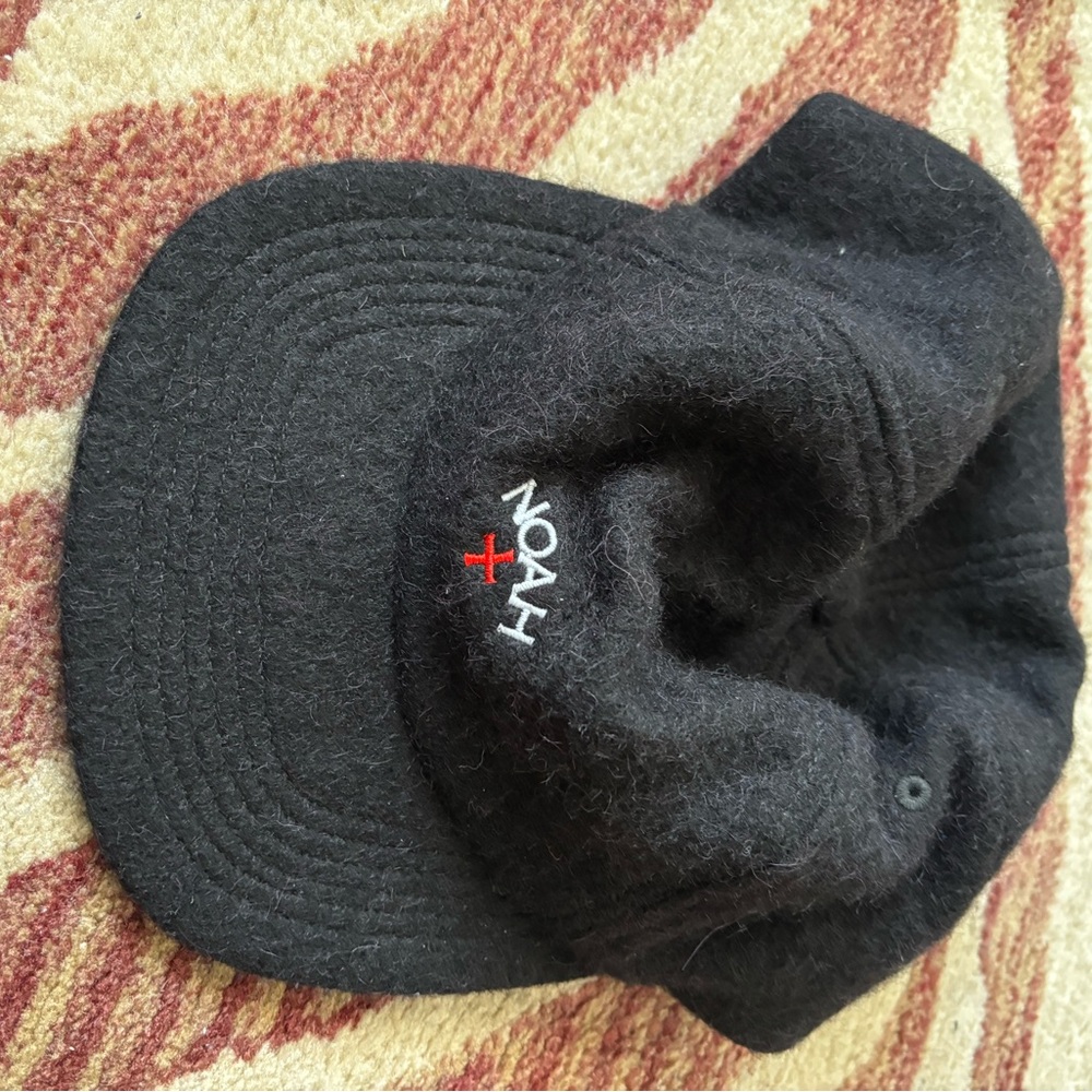 Noah Black Wool Cap